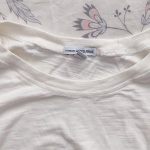 James Perse Curved Hem Top